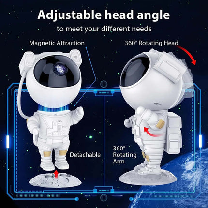 Astronaut Projektor Nattlampa - Skapa en Magisk Stjärnhimmel i Ditt Sovrum!
