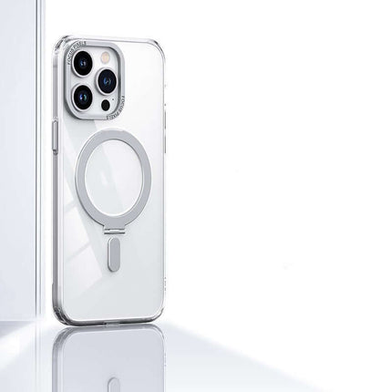 iPhone 15 Pro Max - Magnetiskt Mobilskal i Olika Färger med Inbyggd Ställfunktion