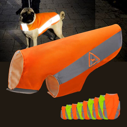 Orange Reflexväst För Hundar