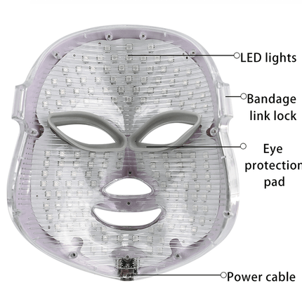 7-Färgs LumiGlow LED Skönhetsmask
