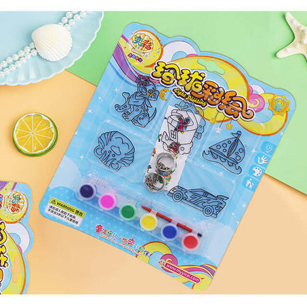 DIY Målarset för Barn - Skapa och Utforska med Handgjorda Leksaker