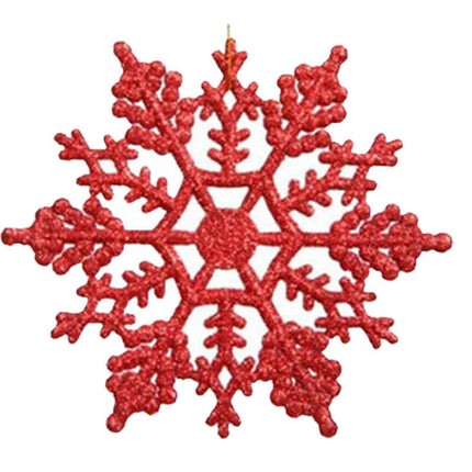 10CM Snöflingor – Juldekorationer i Mångfald av Färger