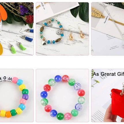DIY Smyckestillverkningskit: Armband & Halsband med Glasfröpärlor i 24 Färger