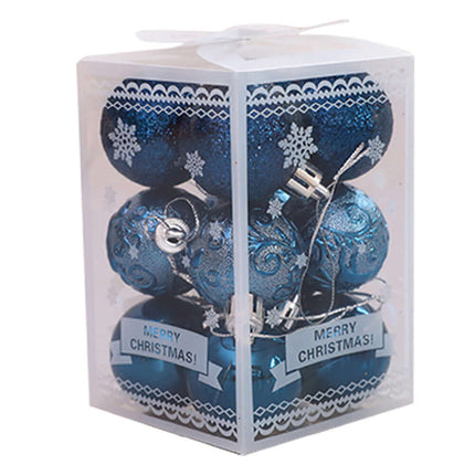 Färgsprakande Julgranskulor - 12-Pack, Mångfärgade, 4 cm Plastkulor för Stilfull Julgran