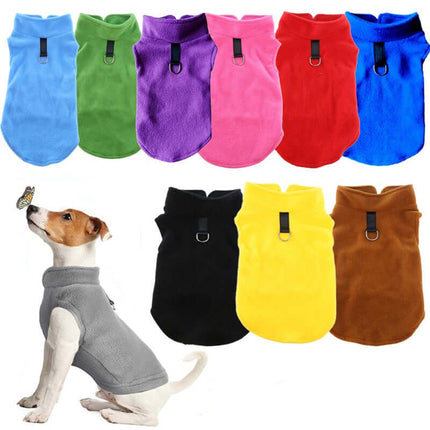 Mjuka Fleecefodrade Hundkläder för Små Hundar PetPet Life Store